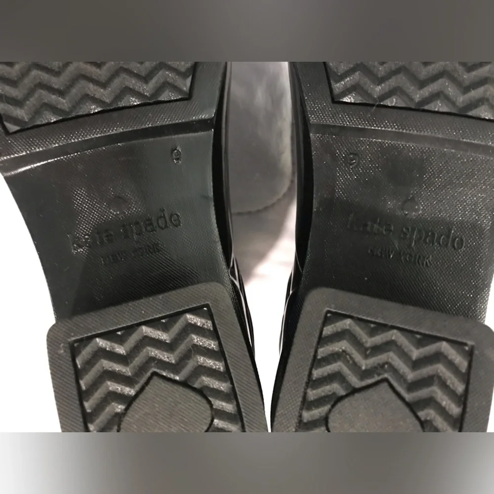 Kate Spade Black Rubber Ankle Boots - Picture 5 of 8